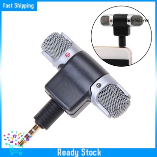 MBP--Mini 3.5mm Universal Stereo Microphone Voice Recorder Mic for PC Laptop Phone