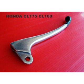 HONDA CL175 CL100 CB175 CB100 CB125 BRAKE LEVER SET // คันเบรก อลูมิเนียม ปลายชุบดำ สินค้าคุณภาพดี