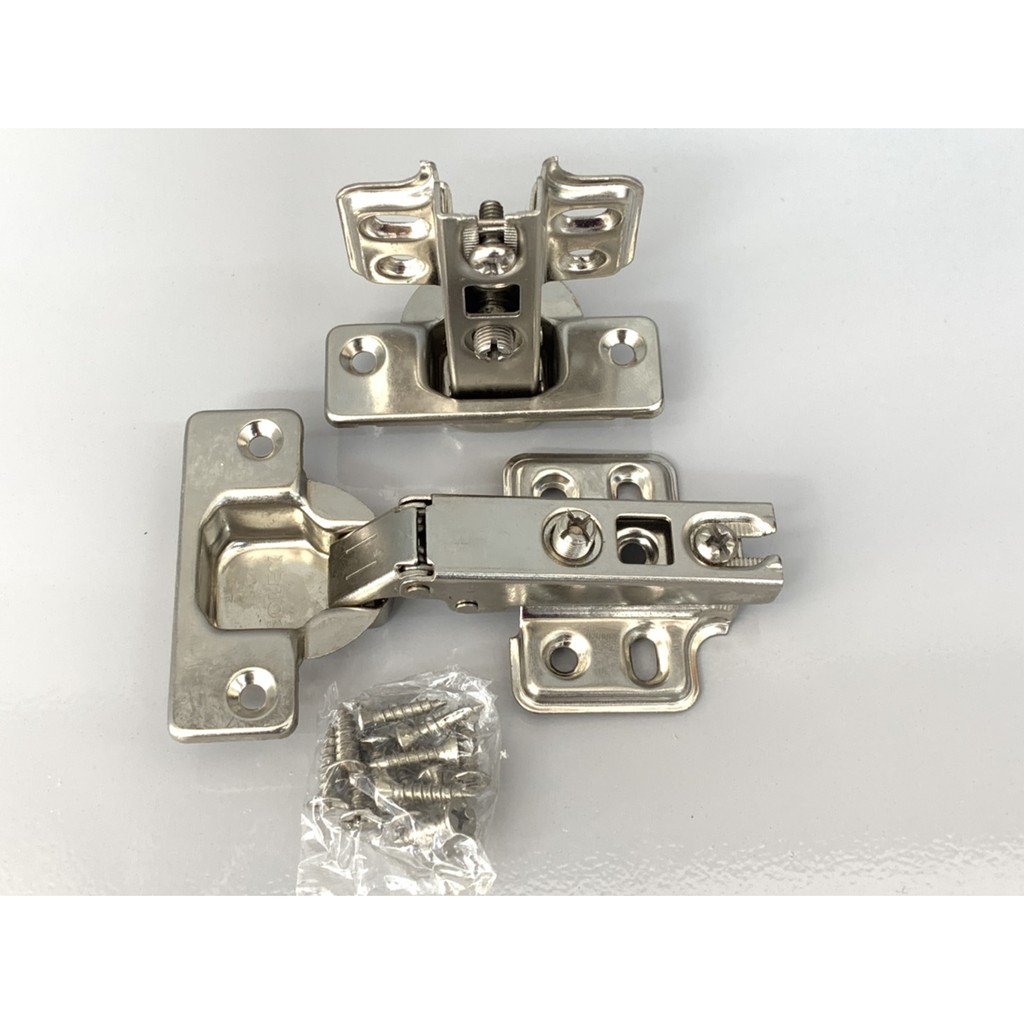 YOJI ONLINE บานพับตู้ บานพับถ้วย ทับขอบ (2ตัว/แพค) สำหรับบานพับตู้เสื้อผ้า ตู้เก็บของ ของแท้