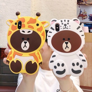 เคสโทรศัพท์มือถือ ลายการ์ตูนหมีน่ารัก 3D สําหรับ Xiaomi Redmi Note 11 Note 10 Pro Note 9s Note 8 Pro Note 7 Note 6 Pro Redmi 9 9A 9C 9T Redmi 8 Redmi 7A Redmi 6 6A Mi A1 A2 Lite A3 Lite Poco X3 NFC M3