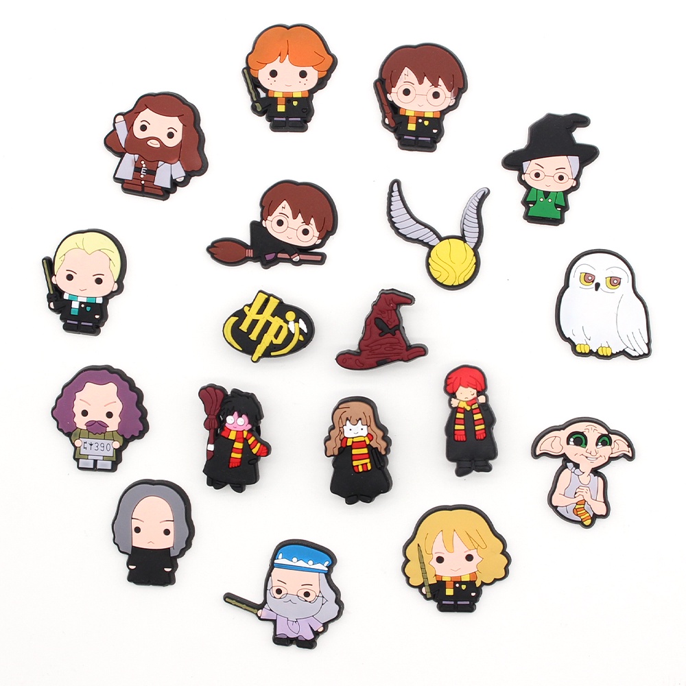 Jibbitz Harry Potter Series Crocs accessories pvc shoe charms diy ถอด