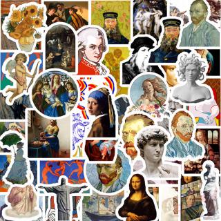 ❉ Famous Paintings &amp; Celebrity Series 01 สติ๊กเกอร์ ❉ 50Pcs/Set DIY Fashion Decals Doodle สติ๊กเกอร์