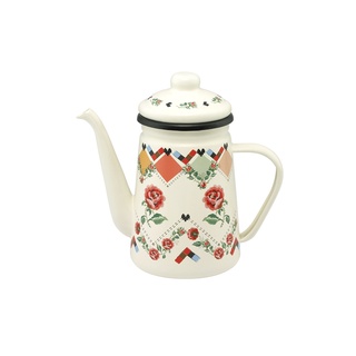 Cath Kidston Enamel Tea Pot Patchwork Cream/Pink