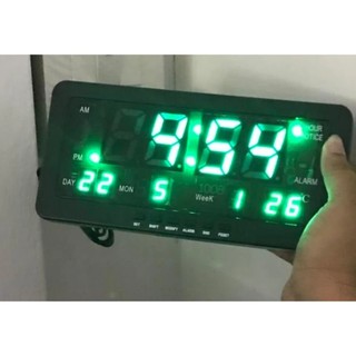 นาฬิกาดิจิตอล LED Digital 11.2" x 4.5" Clock  #37