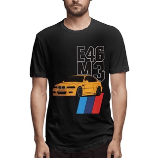 เสื้อยืดครอปพร้อมส่ง ขายดี เสื้อยืดผ้าฝ้าย พิมพ์ลาย Bmw E46 M3 Bmw Motorsport Gildan ของขวัญวันเกิด สําหรับผู้ชาย GIcami