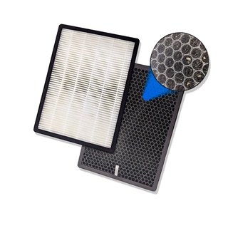 HEPA Filter แผ่นกรองอากาศ 1 ชุด มี 2 แผ่น กรองคาร์บอน และกรองPM1.0 สำหรับ วิมานแอร์ 3000 BTU