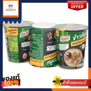 คนอร์ข้าวต้มคัพ รสหมูเห็ดหอม 40กX3KNORR CUP RICE SOUP PORK 40GX3