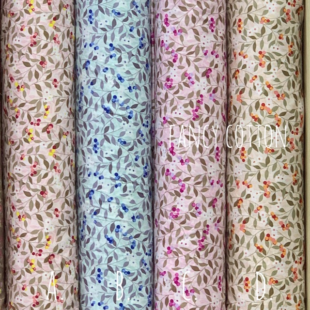 Katun ผ้าคอตตอนญี่ปุ่นลายดอกไม้ motifs pmd1019 tokai senko