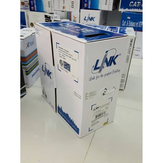 CABLE LAN CAT5สายต่อเน็ต สายแลนด์ ยาว 305 เมตร LINK:US-9015 เป็นสายภายใน เส้นใหญ่ สายหนา สัญญานดี แข็งแรงทนทาน