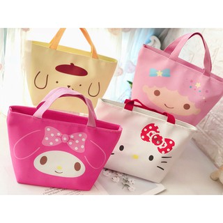 Sanrio Hellokitty กระเป๋าใส่กล่องอาหารกลางวันลายการ์ตูนคิตตี้ Melody