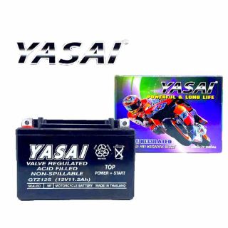 แบตเตอรี่ มอเตอร์ไซค์ แบบแห้ง Yasai 12v 9AH ( GTZ12S)​* (แบตใหม่ จากโรงงาน แท้ 100%)