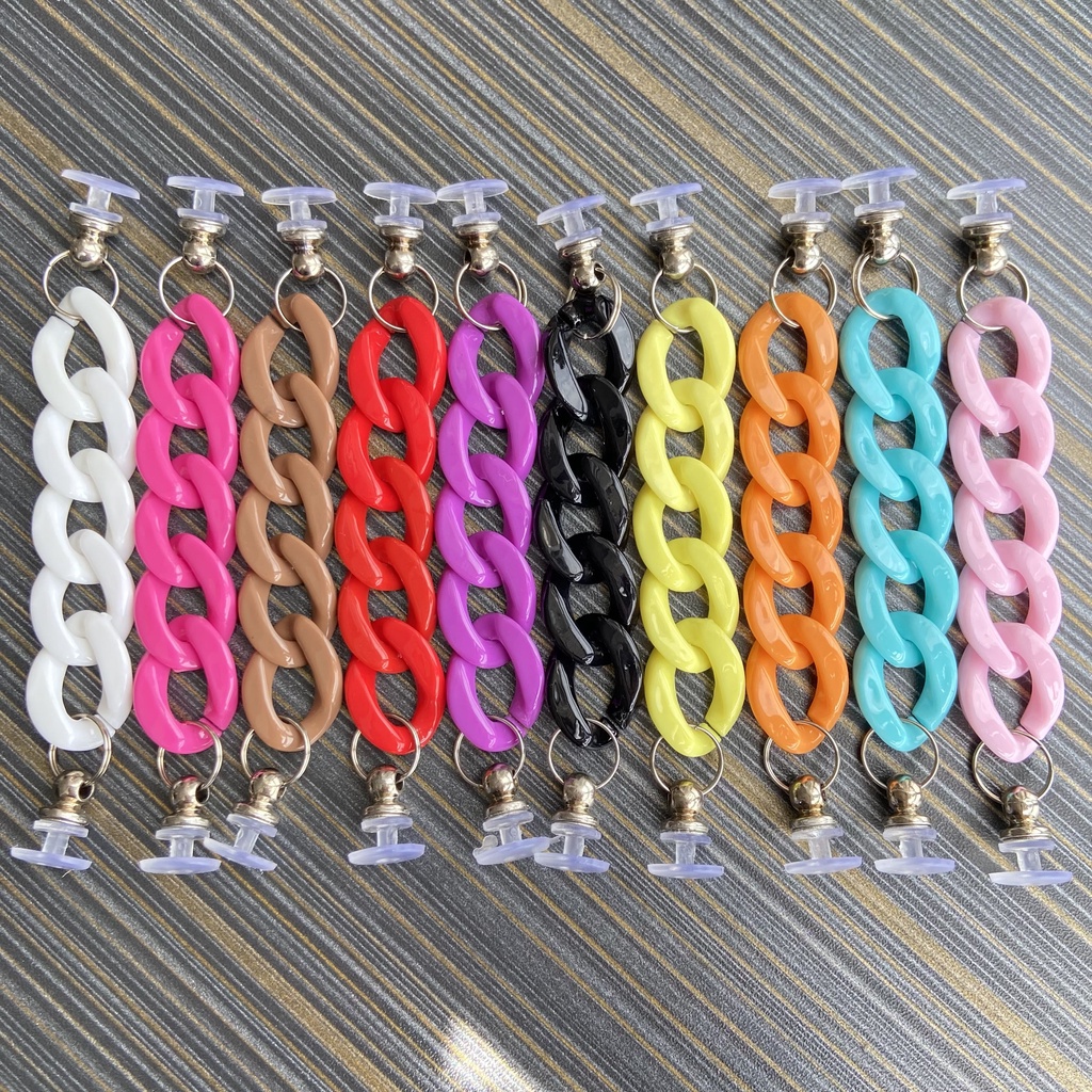 【 Ooyoudo】Croc สายโซ่ เครื่องประดับแฟชั่น สําหรับตกแต่ง DIY【แตะผู้หญิง jibitz อุปกรณ์เสริม】