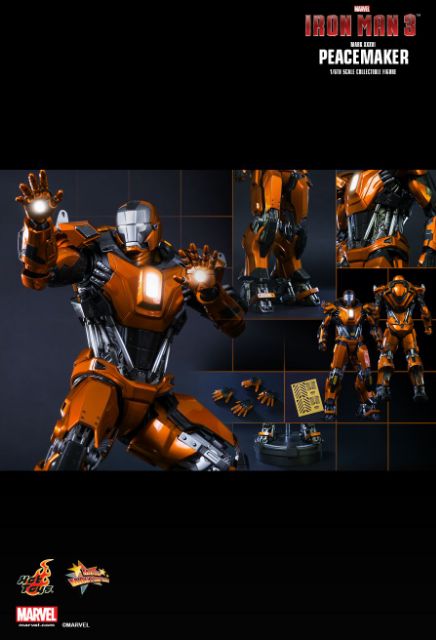 HOT TOYS MMS258 : IRON MAN 3- PEACEMAKER (MARK XXXVI)