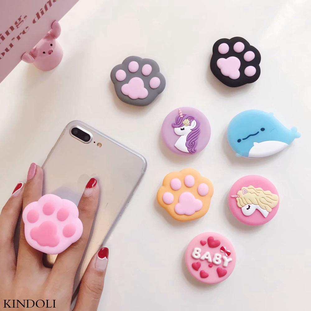 POP Socket กระเป๋าใส่โทรศัพท์มือถือลายการ์ตูน Paw ยูนิคอร์น