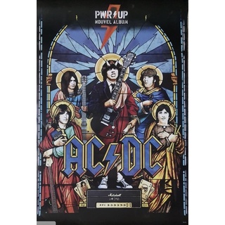 โปสเตอร์วงดนตรี วินเทจ AC/DC