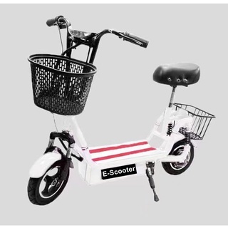 (ใหม่) สกู๊ตเตอร์ไฟฟ้า Electric Scooter 24V ไฟหน้า LED สกูตเตอร์ไฟฟ้า E-Scooter มอเตอร์ 350W รองรับน้ำหนัก 200 กิโลกรัม