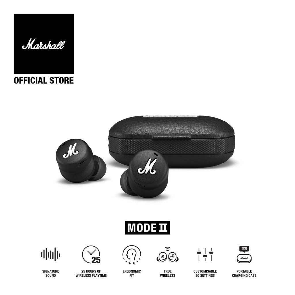 M2 หูฟังไร้สาย หูฟังไร้สาย Mode II True Wireless หน้าตาสุดคลาสสิค ขนาดเล็ก ใส่สบายหู