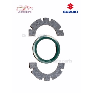 ซีลกระโหลก + สักหลาด เพลาหน้า ซูซูกิ แคริเบี้ยน SJ413 Suzuki Caribian front axel seal