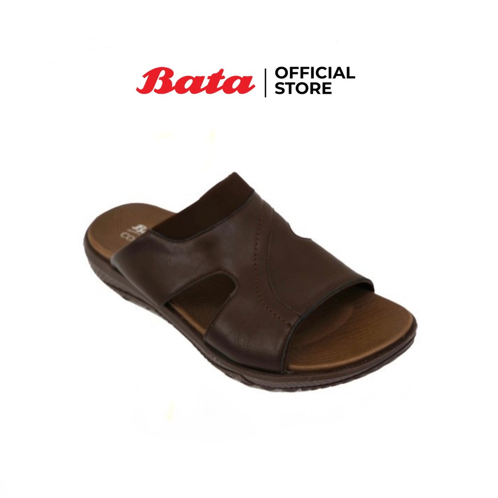 Bata COMFIT MEN'S SUMMER รองเท้าแตะลำลองชาย แบบสวม สีน้ำตาล รหัส 8614071