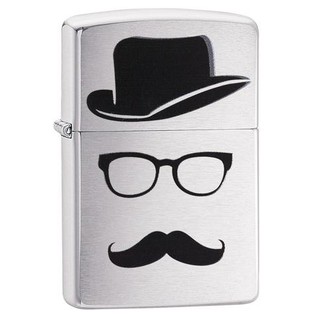 ไฟแช็ค Zippo Mustache and Hat (28648)