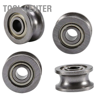 เครื่องมือรอก U624Zz U Groove Ball Bearing Guide Pulley 10 ชิ้น สําหรับเส้นราง 4X13 X 7 มม