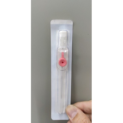 IV CANNULA / CATHETER พร้อมวาล์ว 20G PINK CANNULA BRANULA