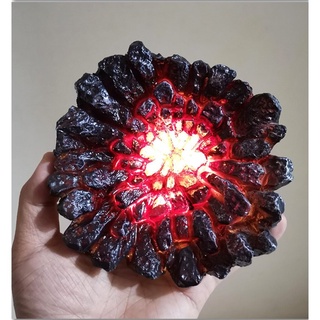 GK Resin Diorama magma burst light up งานเรซิ่น ฐานฉากแมกม่าระเบิด (เล็ก12cm)(มีไฟ)