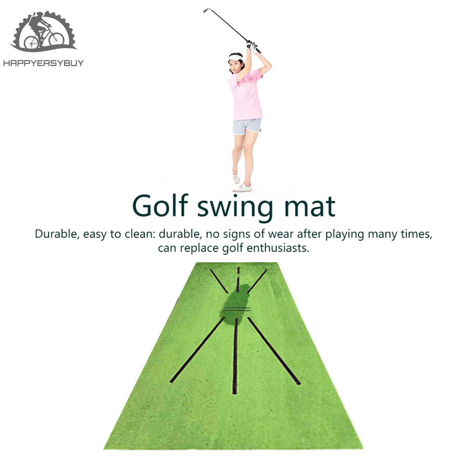 golf training mat for swing detection