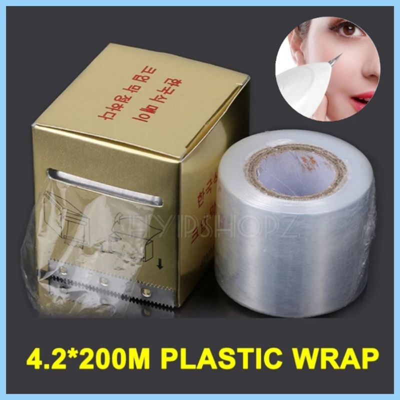 แผ่นแล๊ปเนื้อครีมป้องกันอากาศเข้า แผ่นแล๊ปเลเซอร์ ฯลฯ Preservative Film Microblading Plastic Wraps แผ่นแล๊ปครีมทาก่อนจี้ – โปรปัง