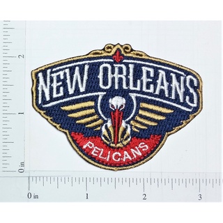 NBA New Orleans Pelicans Basketball team sport โลโก้ แอลเอ เลกเกอร์ส เอ็นบีเอ บาสเก็ตบอล กีฬา ตัวรีดติดเสื้อ เย็บติดเสื้