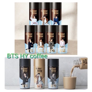 🤩พร้อมส่งในไทย BTS กาแฟพร้อมดื่ม HY Coldbrew สามารเลือกเมมเบอร์ได้