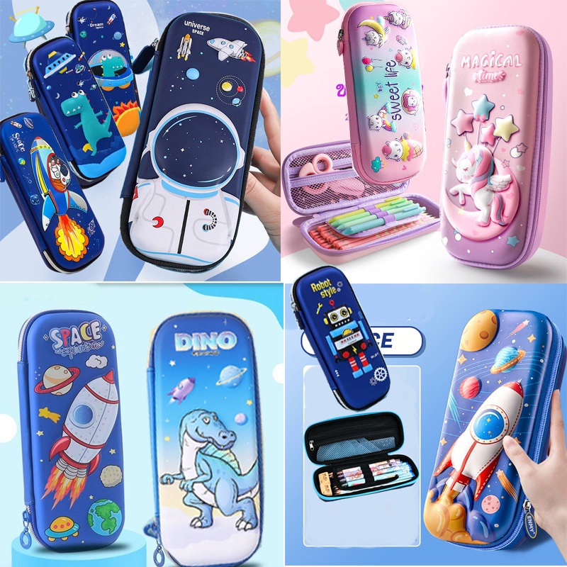 พร้อมส่งกล่องดินสอ กระเป๋าดินสอลายนูน 3D (งานเทียบsmiggle งานเทียบสมิกเกิ้ล )