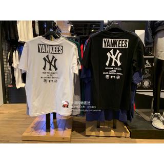 [S-5XL]MLB เสื้อยืดคอกลมแขนสั้นผ้าฝ้ายสําหรับผู้ชาย