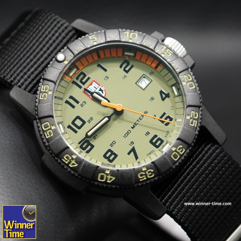 Luminox Leatherback SEA Turtle 0329 นาฬิกาทหาร Swiss Quartz