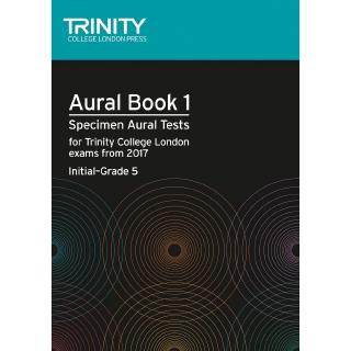 Trinity Aural Tests Book 1, from 2017 (Initial–Grade 5) (+ 2 CDs) TCL015808