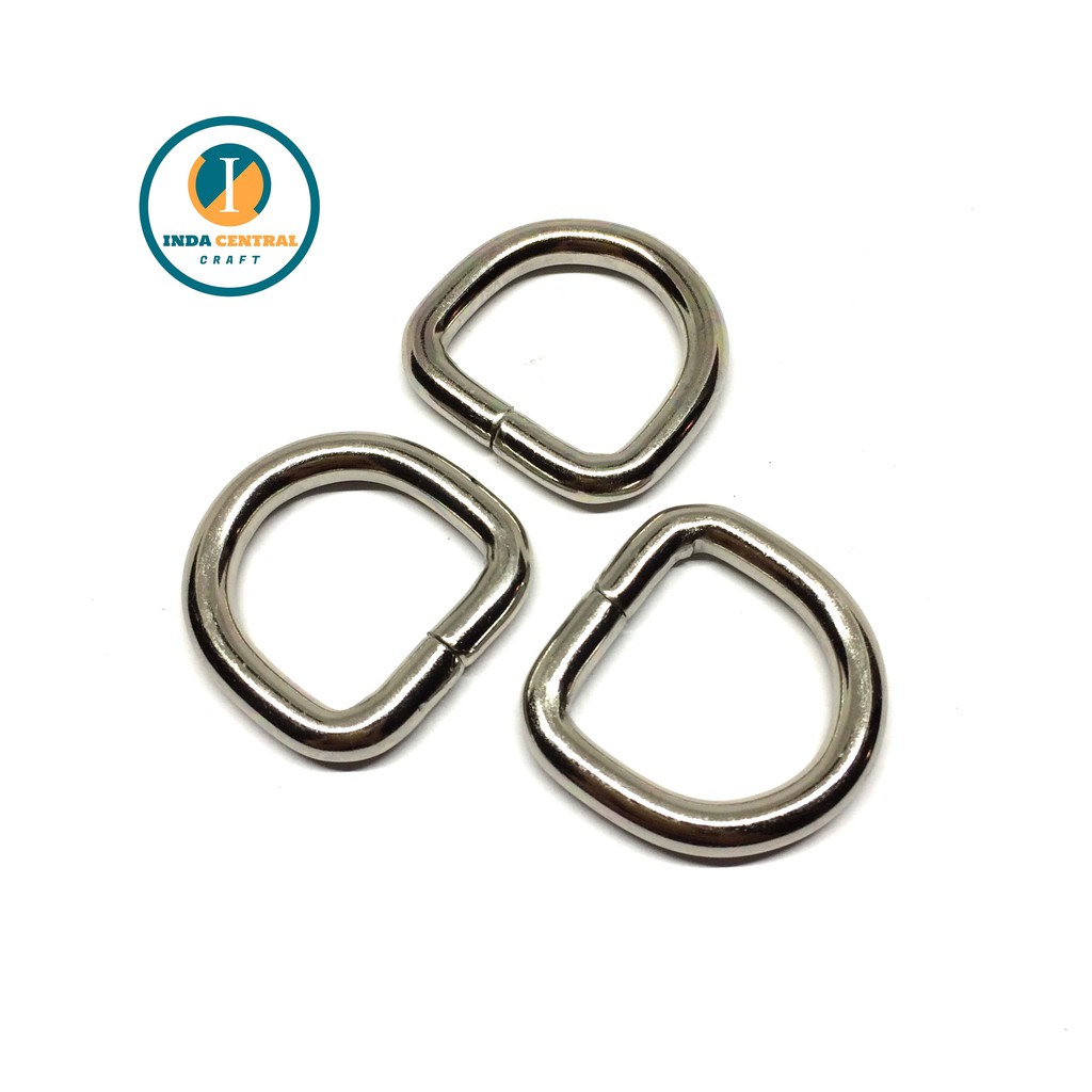 RING D BAG ACCESSORIES 2.0 CM THICK NICKEL
