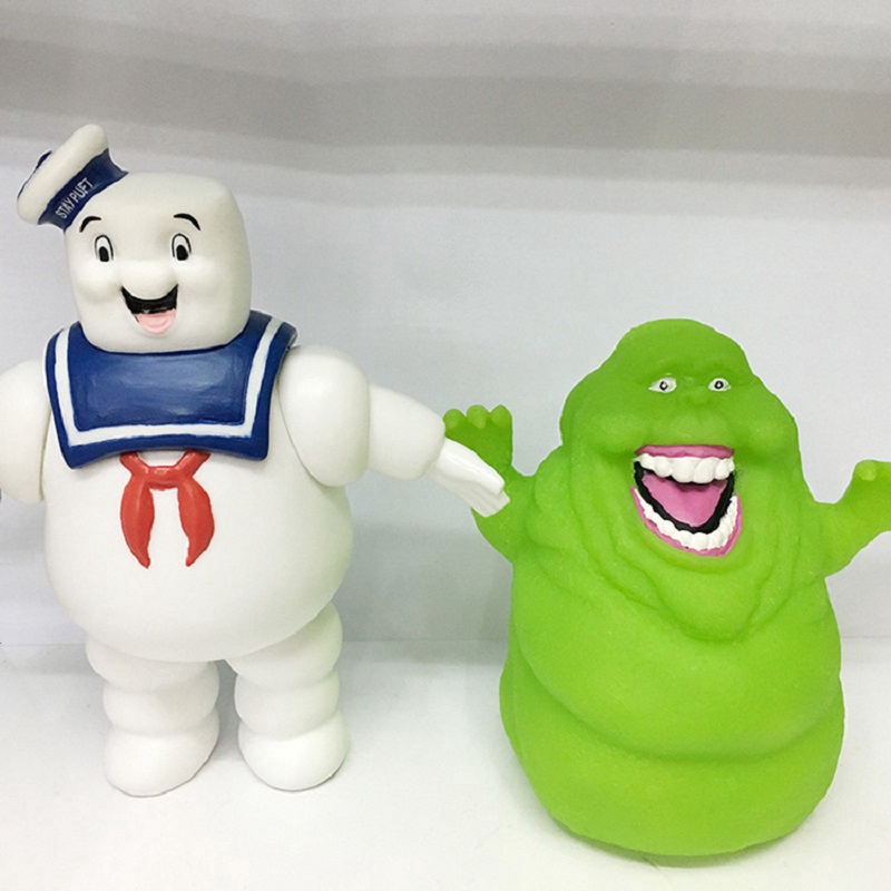 Ghostbusters Marshmallow Man ร่างผีสีเขียวที่บางลง
