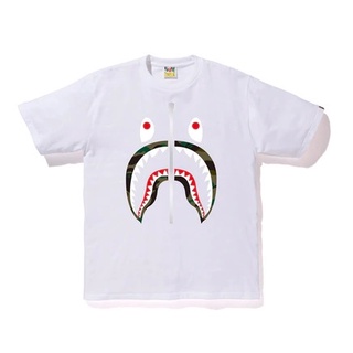 PROSPER - BAPE 1st Camo Shark Tee White Green