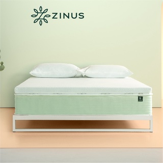 [ขายดี] Zinus ที่นอนชาเขียว สเปคนุ่ม รุ่น Ada หนา 4 cm. ขนาด 3.5 ฟุต **รับประกัน 5 ปี ส่งฟรี