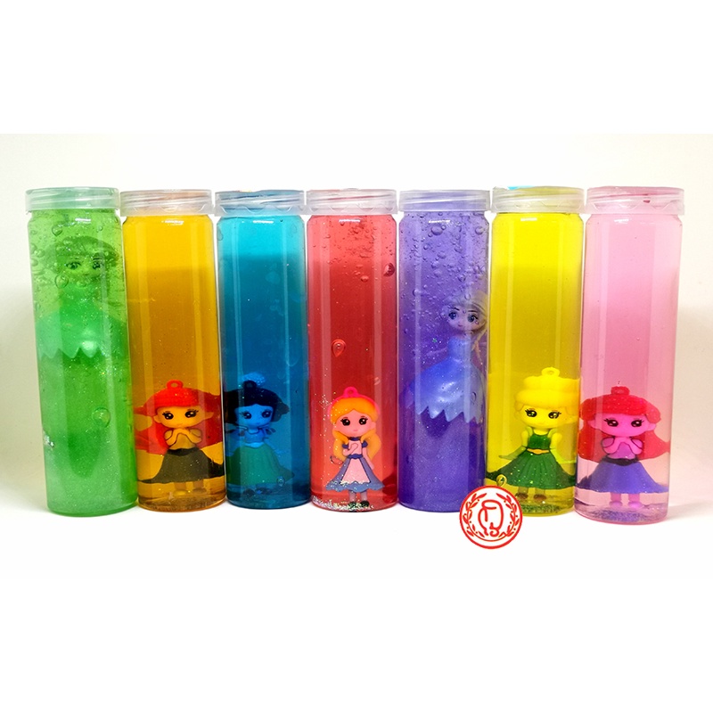สไลม์ Slime สลาม Slime Colourful Crystal noodle กลิ่นหอม ไม่ติดมือ พร้อมส่ง -หลอดใหญ่-ตุ๊กตา-