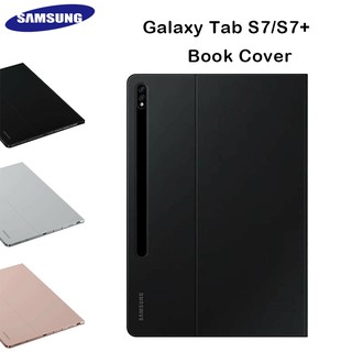 พร้อมส่ง Samsung Galaxy Tab S7 SM-T870 Tab S7+T970 Book Cover Tablet Casing Stand Magnetic Flip Cover with Auto Sleep Wake Function Case