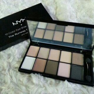 พาเลทตา nyx 10 สี The runway Colletions