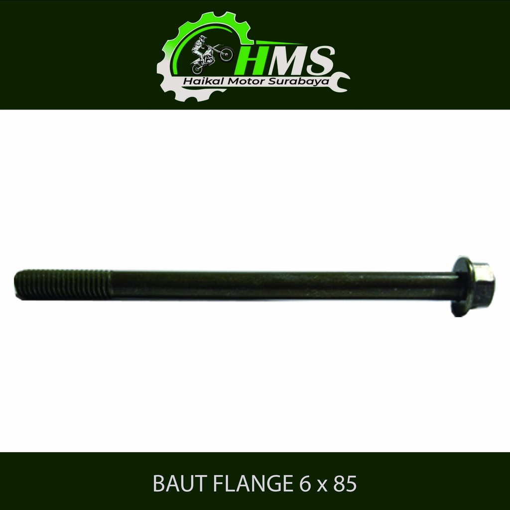 FLANGE BOLT 6 x 85 - 6 มม. CAP LIP RING BOLT ยาว 85 มม. " 8" คีย์ (ราคาต่อ 1 ชิ้น)