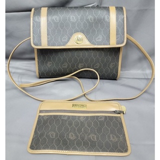 Dior monogram honeycomb crossbody bag vintage