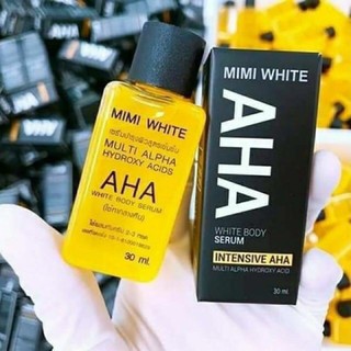 ใหม่❗️หัวเชื้อเร่งผิวขาว AHA MIMI WHITEผสมวิตามินเข้มข้น ช่วยปรับให้ผิวกระจ่างใสขึ้น ไร้สารอันตราย💯