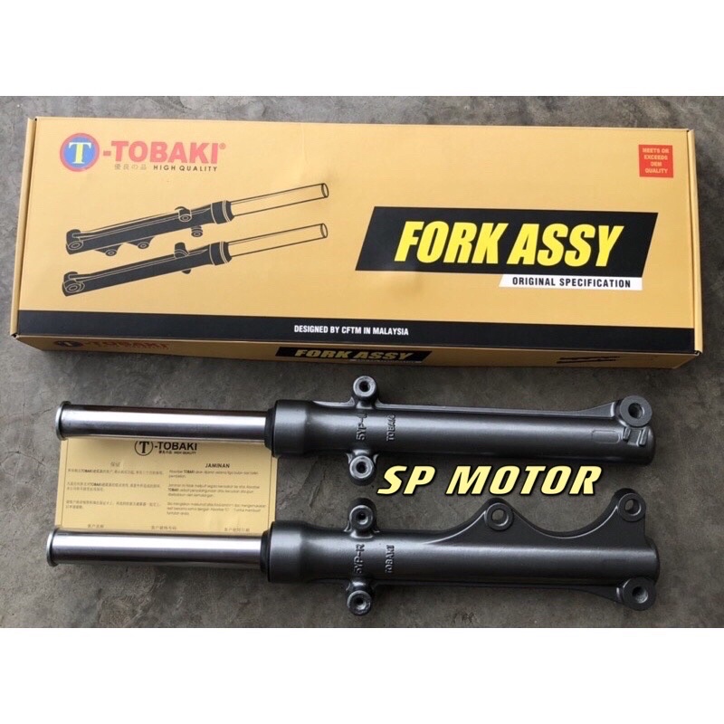 YAMAHA LC135 / Y15 / Y16 (4S/5S) V1/V2/V3/V4/V5/V6 TOBAKI Racing Fork Set 55D / 5YP
