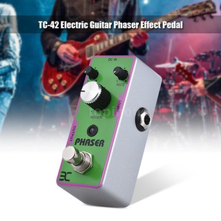 E*M ENO EX TC-42 Electric Guitar Phaser Phase Effect Pedal Full Metal Shell True Bypass