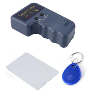 Overyoung New 125KHz Handheld RFID ID Card Copier Reader Writer with １Writable Tag １Card