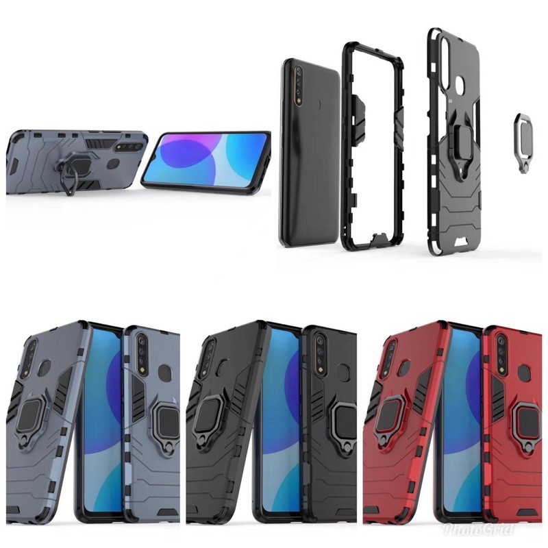 SAMSUNG J4+/ S8+/ S9/ S9+/ S10+/ S20/ S20 ULTRA/ NOTE 10/HARD CASE ROBOT TRANSFORMER + RING/ PANTHER SOFT