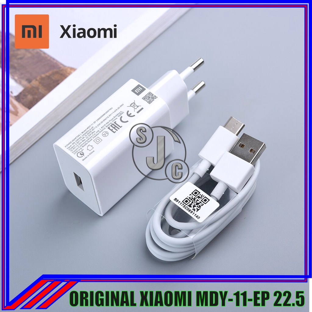 Poco M3 18W Fast Charging Charger ORIGINAL 100% USB TYPE C MDY-11-EP